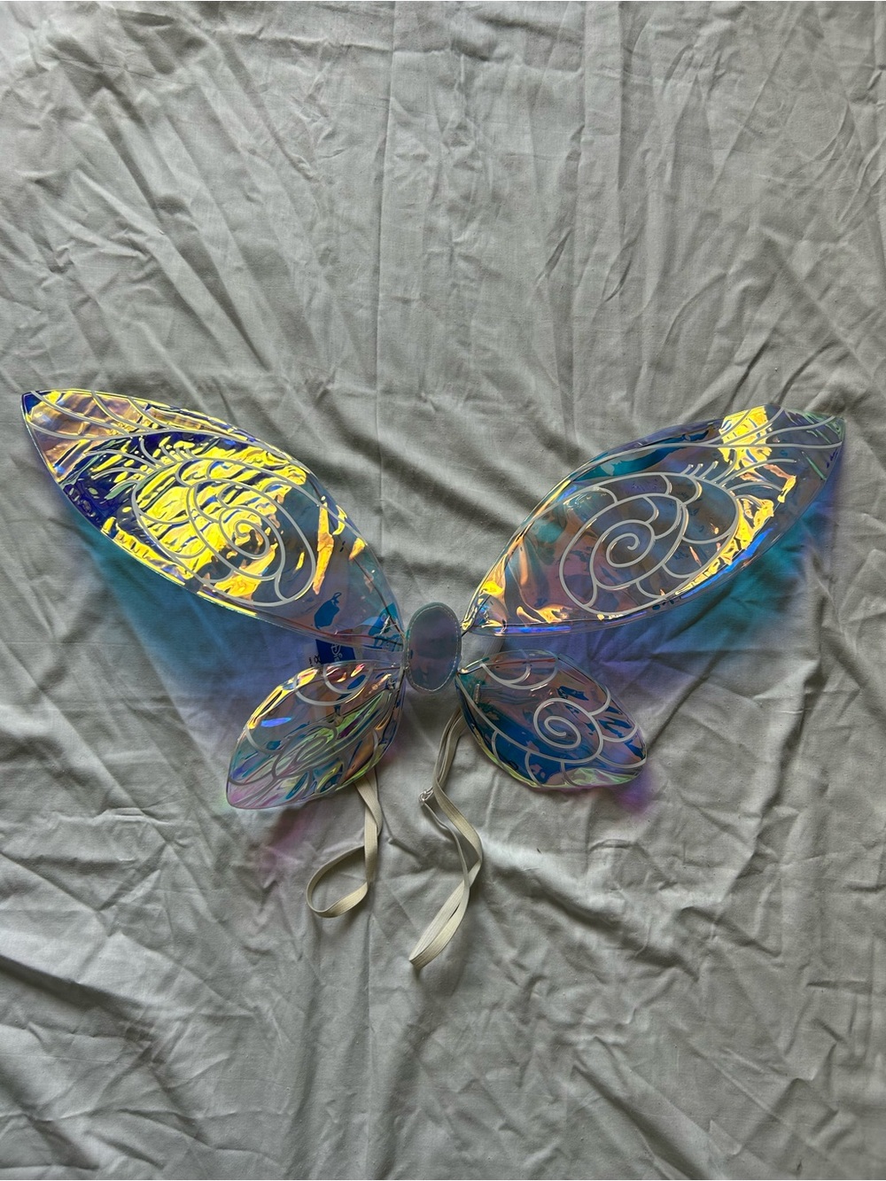 Disney Fairy Wings Tinkerbell Peter Pan Costume Adjustable Halloween Princess - Picture 6 of 6